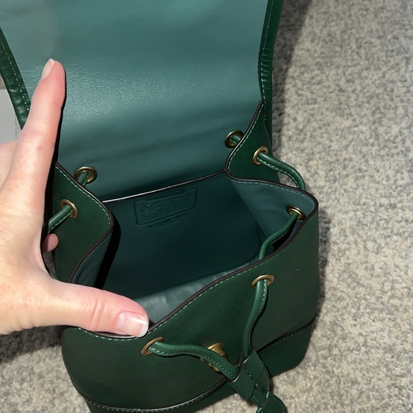 NWT Coach OG Backpack Purse Everglade Color - Perfect Gift/Purse for Holidays 🎄 - Picture 6 of 6